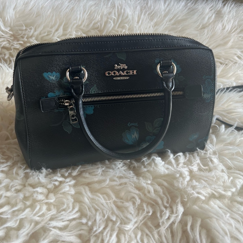 Coach Black Floral Women's Bag